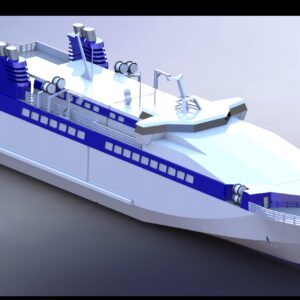 3D Printed Ship Model – Superrunner